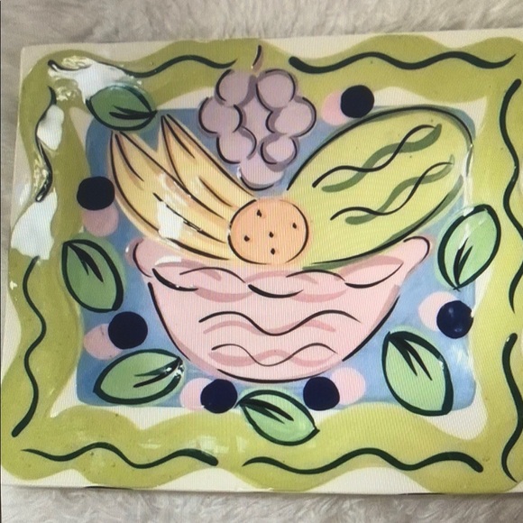 VINTAGE FRUIT PLATE - Picture 1 of 1